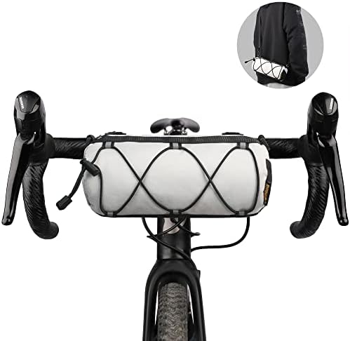 Rhinowalk Fahrrad Lenkertasche - Praktische Vordertasche mit Schultergurt für Reisen & Sport (Schwarz)