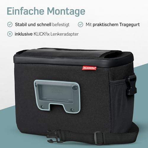 Borgen KLICKfix Lenkertasche für Smartphone - Wasserabweisend & geräumig für Fahrradtouren