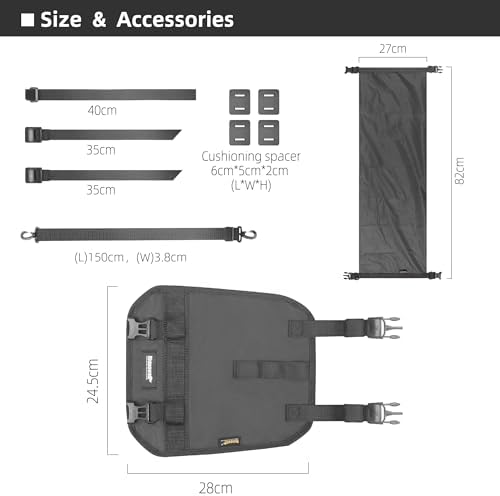 Rhinowalk 12L Lenkertasche - Wasserdicht und vielseitig für Bikepacking und den Alltag