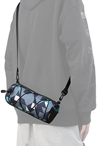 Rhinowalk Fahrrad Lenkertasche - Praktische Vordertasche mit Schultergurt für Reisen & Sport (Schwarz)