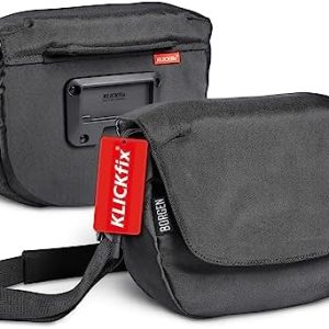 Borgen KLICKfix Lenkertasche Fahrrad - Geräumige, wasserabweisende 5L Lenker Tasche für Fahrradtouren