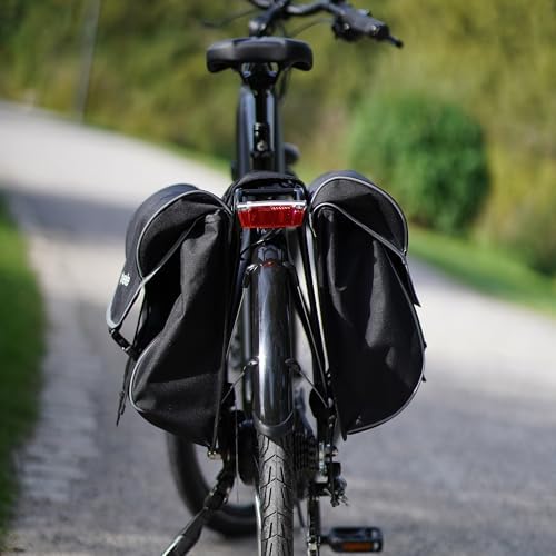 Prophete Fahrradtasche Gepäckträger - wasserabweisend, werkzeugfreie Montage & reflektierende Elemente, ideal für Fahrra