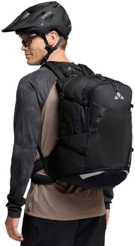VAUDE Rucksack 30-39L Bike Alpin 28+5 – Robuste Outdoor-Tasche für Radfahrer und Abenteurer