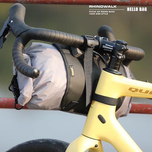 Rhinowalk 12L Lenkertasche - Wasserdicht und vielseitig für Bikepacking und den Alltag