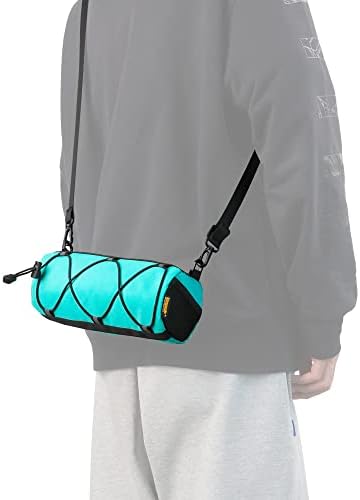 Rhinowalk Fahrrad Lenkertasche - Praktische Vordertasche mit Schultergurt für Reisen & Sport (Schwarz)