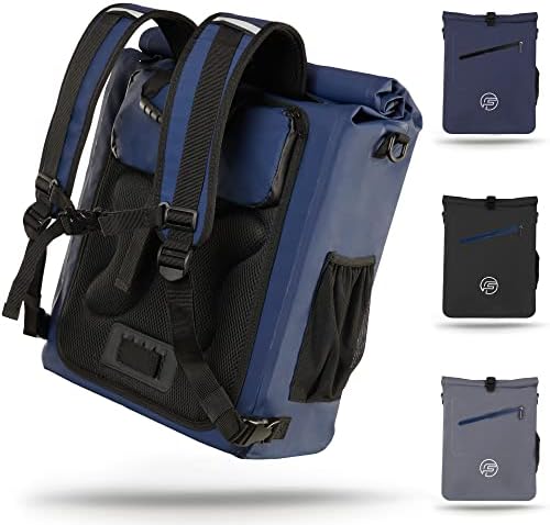 Forrider 3in1 Fahrradtasche für Gepäckträger – Wasserdichter 27L Rucksack mit Reflektoren, ideal für Fahrradtouren und L