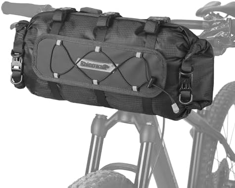 Rhinowalk 12L Lenkertasche - Wasserdicht und vielseitig für Bikepacking und den Alltag