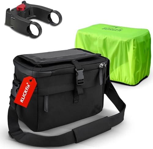 Borgen KLICKfix Lenkertasche für Smartphone - Wasserabweisend & geräumig für Fahrradtouren