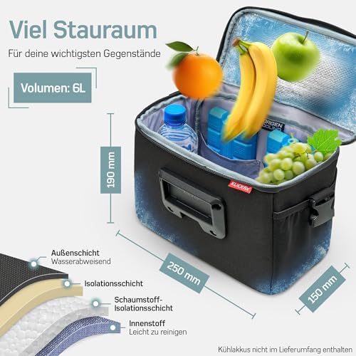 Borgen KLICKfix Lenkertasche für Smartphone - Wasserabweisend & geräumig für Fahrradtouren