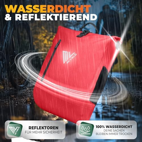 MIVELO 3in1 Fahrradtasche für Gepäckträger - 100% wasserdicht, perfekt für Abenteuer!