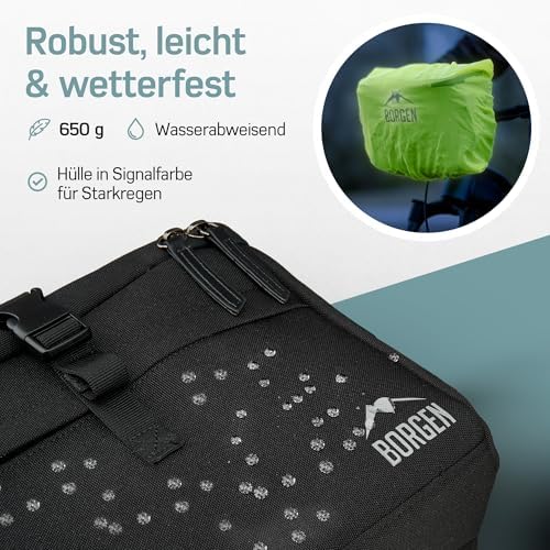 Borgen KLICKfix Lenkertasche für Smartphone - Wasserabweisend & geräumig für Fahrradtouren