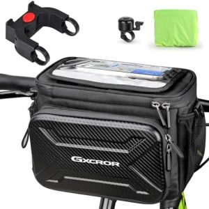 GXCROR Fahrradtasche 6L - Wasserdichte Lenkertasche für Fahrrad, ideal für E-Bikes und Fahrten!