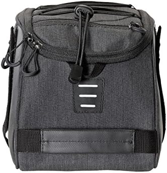 Schwarze Fahrradtasche für Gepäckträger – 8L Kühlfunktion, wasserdicht & isolierend, ideal für Ausflüge