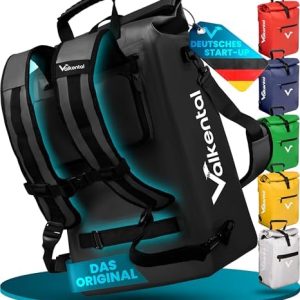 Valkental® 3in1 Fahrradtasche - Wasserdichte Multitasche für Radfahren & Reisen - Reflektierend & Sicher mit Laptopfach