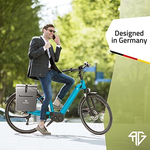 RADGEIST 3in1 Fahrradtasche für Gepäckträger - Wasserdichter Rucksack mit Laptopfach für Unterwegs - 25L - Blau