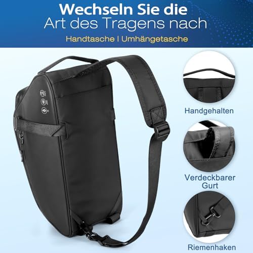 Toptrek 8L Gepäckträgertasche mit Regenschutz – Ideal für einfache Fahrradausflüge!