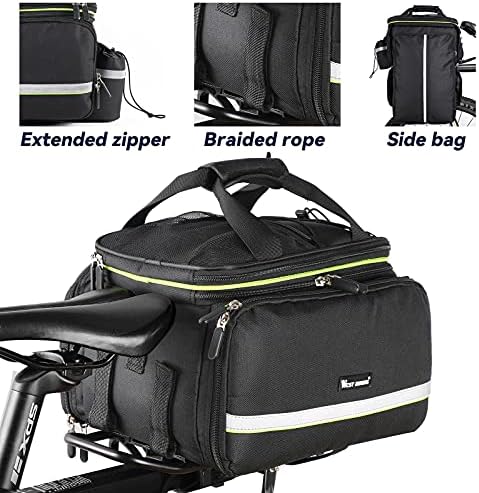 UBORSE 3in1 Fahrradtasche 35L – Wasserdicht, Reflexion für Sicherheit, ideal für Radreisen