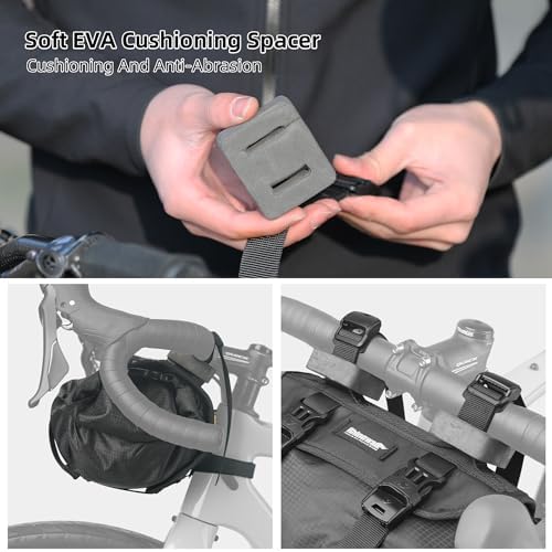 Rhinowalk 12L Lenkertasche - Wasserdicht und vielseitig für Bikepacking und den Alltag