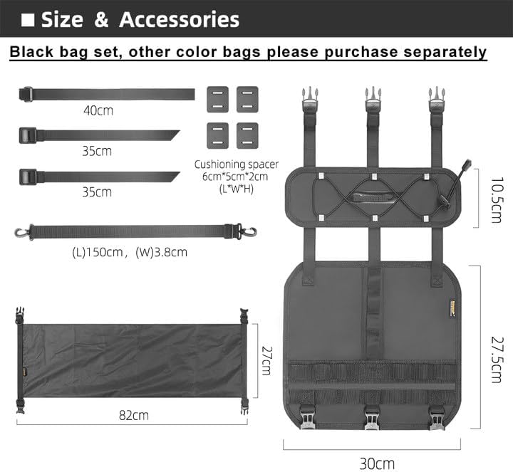 Rhinowalk 12L Lenkertasche - Wasserdicht und vielseitig für Bikepacking und den Alltag
