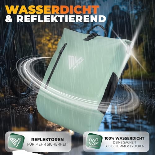MIVELO 3in1 Fahrradtasche für Gepäckträger - 100% wasserdicht, perfekt für Abenteuer!