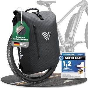 MIVELO 3in1 Fahrradtasche für Gepäckträger - 100% wasserdicht, perfekt für Abenteuer!