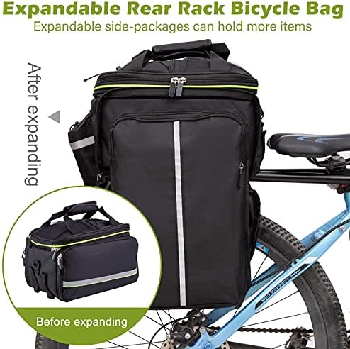 UBORSE 3in1 Fahrradtasche 35L – Wasserdicht, Reflexion für Sicherheit, ideal für Radreisen