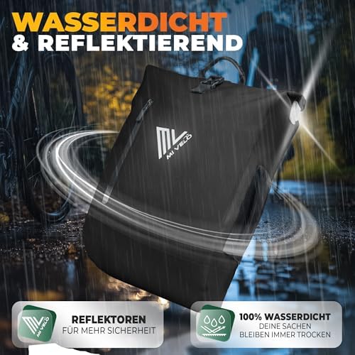 MIVELO 3in1 Fahrradtasche für Gepäckträger - 100% wasserdicht, perfekt für Abenteuer!