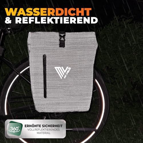MIVELO 3in1 Fahrradtasche für Gepäckträger - 100% wasserdicht, perfekt für Abenteuer!